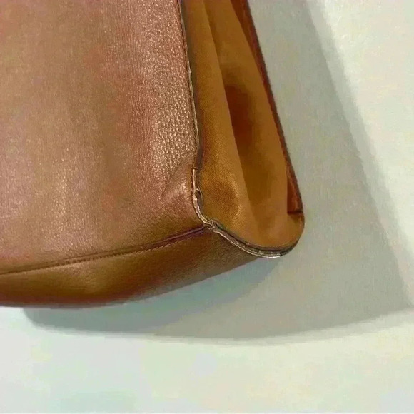 Aldo Womens Tote Bag with Gold Hardware Brown - Picture 3 of 12